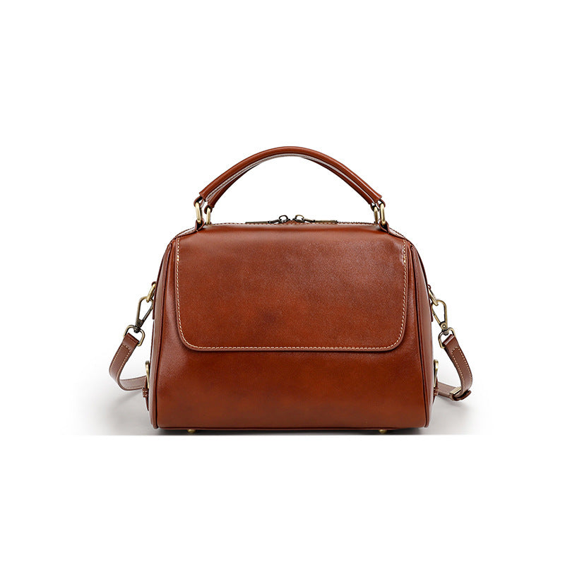 Women's Pure Color All-matching Large Capacity Crossbody Tote Bag