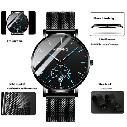 Trade Watch Stylish Black Technology Belt