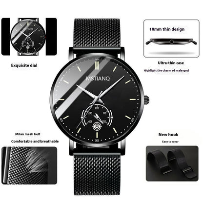 Trade Watch Stylish Black Technology Belt