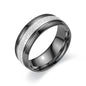 Fashion Design Frosted Titanium Steel Men's Ring