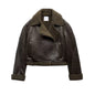 Lapel Patchwork Fleece