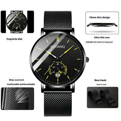 Trade Watch Stylish Black Technology Belt